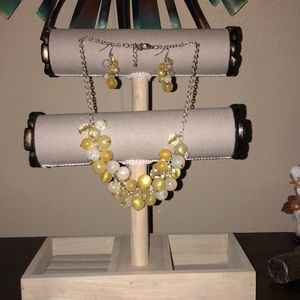 Necklace and earrings